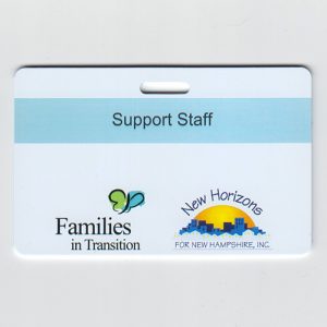 Families In Transition / New Horizons Support Staff Badges -0