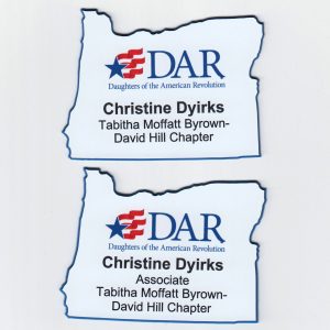 DAR-Oregon Shape Name Tags-0
