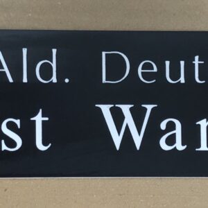 Amanda Melone - 2 x 10 Name Plate