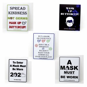 Covid 19 Mask Printed Signs-0