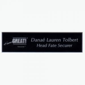 HomeGreat Odd-Sized Engraved Name Plate-0