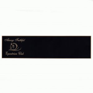 Name Plate with logo Always Faithful Park-0