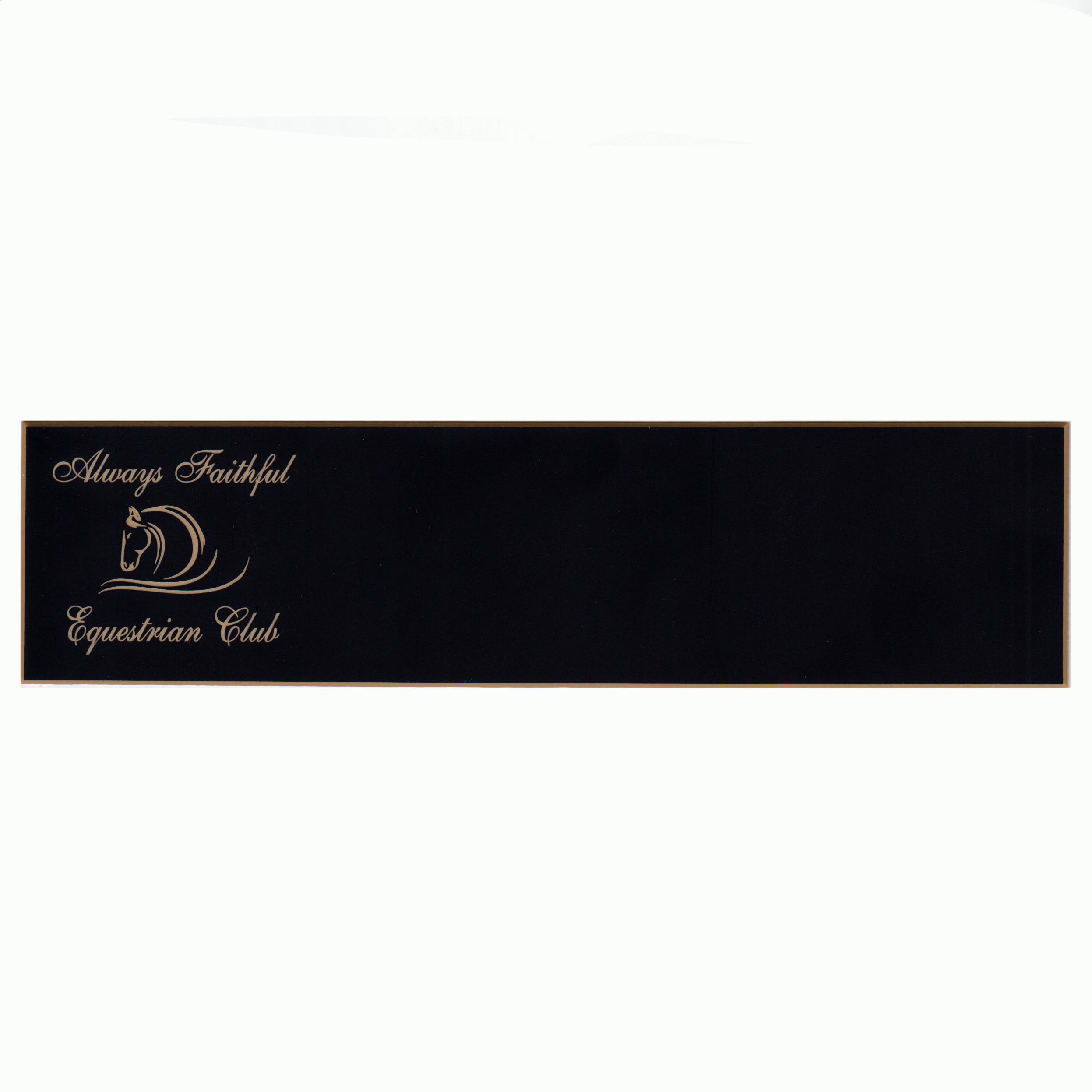 Name Plate with logo Always Faithful Park-0
