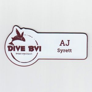 Dive BVI custom shaped new tag-0