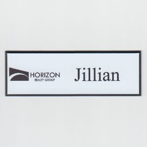 Horizon Realty name tag logo and text-0