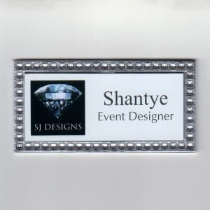 SJ Design rhinestone tag-0
