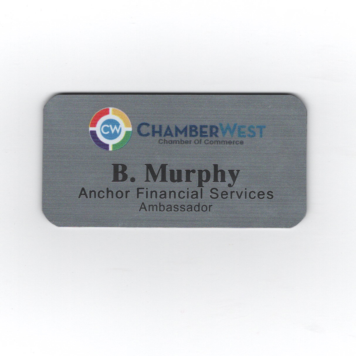 Chamberwest name tags