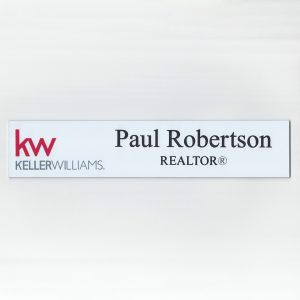 Keller Williams Full Color Name Plates With Engraved Text-0
