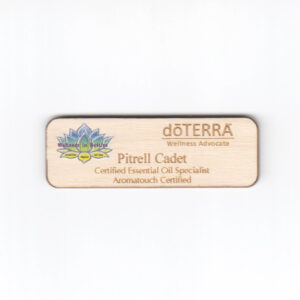 doTERRA Aromatouch Certified - wooden/printed logo-0