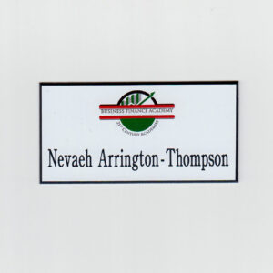 Olathe South HS Business name tag logo & text-0
