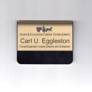 Oliver & Eggleston Funeral Establishment - Pocket