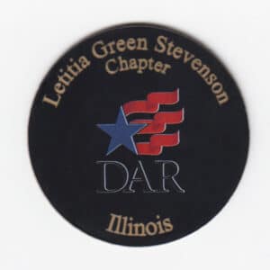 Daughters of the American Revolution (DAR) - 2.25" Circle