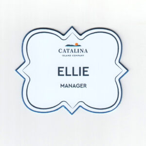 Catalina Island Company - Quatrefoil Blue Outline