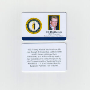 Kentucky Veterans Hall of Fame - 2-Sided ID Badge