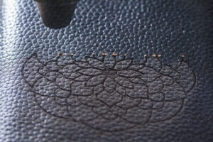 Leather items that benefit from laser engraving include