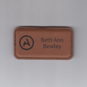 Alder- Leather Name Tags